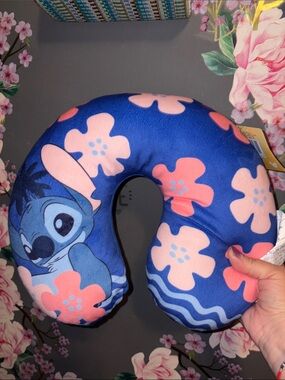 Disney Stitch Travel pillow NWT